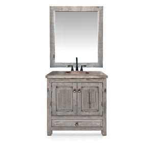 Allison Reclaimed Wood Bathroom Vanity