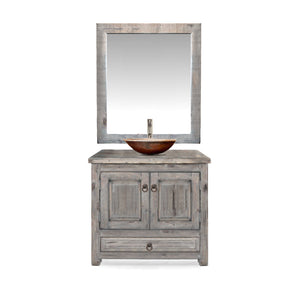 Allison Reclaimed Wood Bathroom Vanity