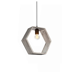 Aubrey Reclaimed Wood Single Light Pendant