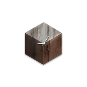 Audric Reclaimed Wood Clock