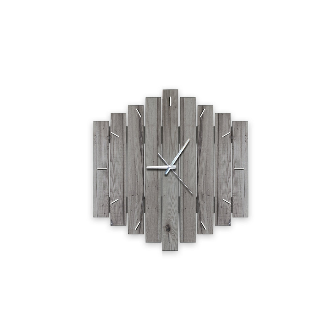 Arlette Reclaimed Wood Clock